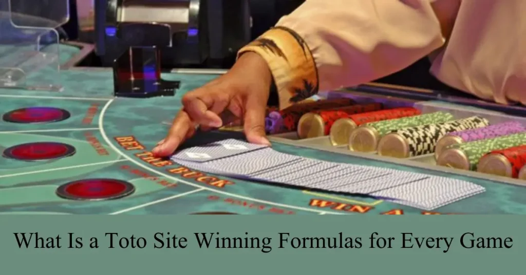 what Is a toto site winning formulas for every game